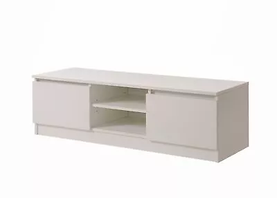 TV Cabinet Stand Media Entertainment Unit With 2 Doors Open Display Shelf • £69