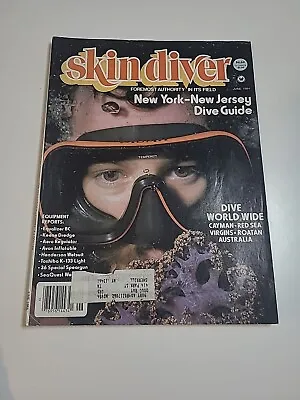 Skin Diver Magazine Scuba Diving New York New Jersey Vintage June 1984 • $9.49