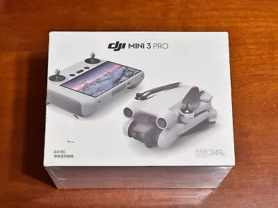 $837 • Buy NEW DJI Mini 3 Pro Camera Drone With DJI RC Smart Controller - FACTORY SEALED