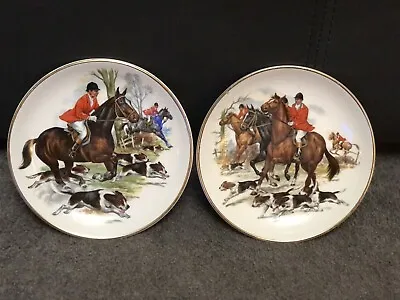 Liverpool Road Pottery Ltd Horse / Hunt Design Plates X 2 • £7