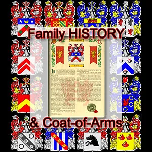 Armorial Name History - Coat Of Arms - Family Crest 11x17 OSBURN-TO-POLANCO • $19.99