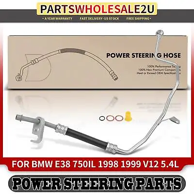 Power Steering Return Line Hose Assy For BMW 750iL E38 1998-1999 Gear To Cooler • $37.99