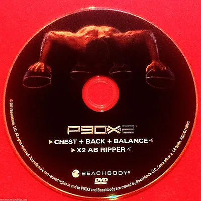 P90x2 - Chest + Back + Balance +x2 Ab Ripper - Brand New Dvd • $16.95