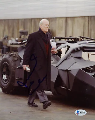 Michael Cain Autographed 8  X 10  Batman Walking Photo Beckett BAS COA • $144.89