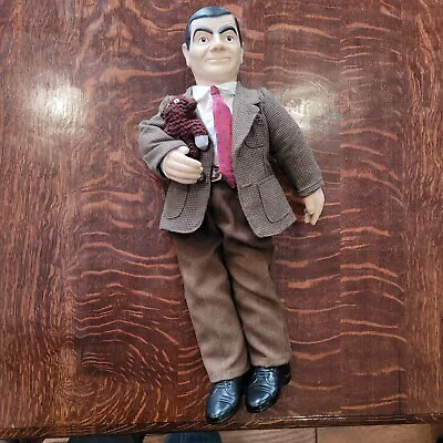 Mr Bean Doll With Teddy 1997 Limited Edition 21  Great Condition Rowan Atkinson • $108.93