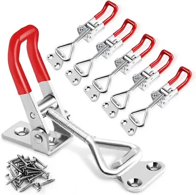 6Pack Toggle Latch Clamp 4001 Adjustable Toggle Smoke Heavy Duty Toggle Latches • $10.75