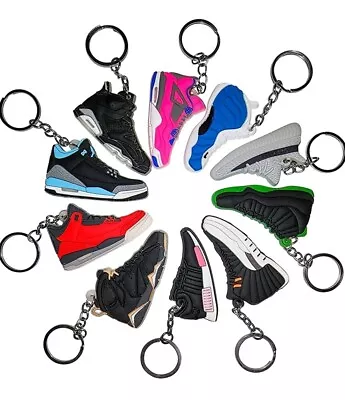 $11.99 • Buy 10 Pack Of Sneaker Keychains | Shoe Keychains Jordan Nike Yeezy
