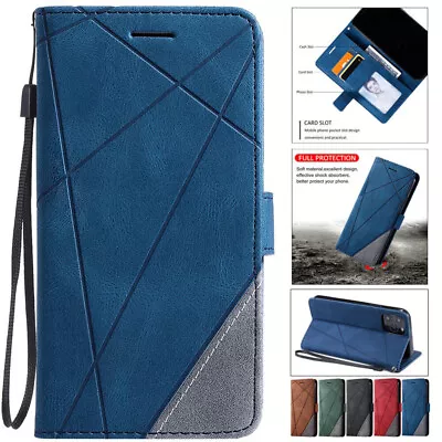 For IPhone 15 14 13 12 11 Pro Max XS 8 Plus Wallet Case Flip Leather Stand Cover • $12.59