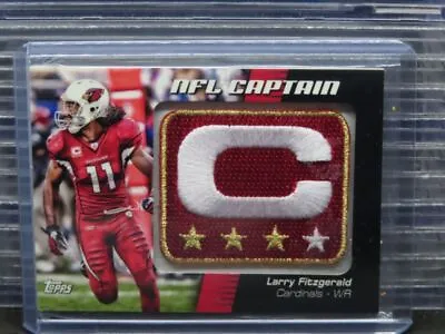 $4 • Buy 2012 Topps Larry Fitzgerald NFL Captain Commemorative Patch #NCP-LF Cardinals
