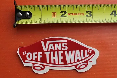 VANS Shoes Off The Wall Red Dogtown Skateboards Vintage Skateboarding STICKER • $11