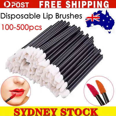 $46.99 • Buy 200/500/1000 Pcs Lip Gloss Brush Disposable Wands Lipstick Applicator Brushes