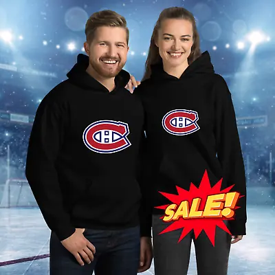 Montreal Canadiens Hooded Sweatshirt Size S-5xl Hockey Fan Gear • $41.23