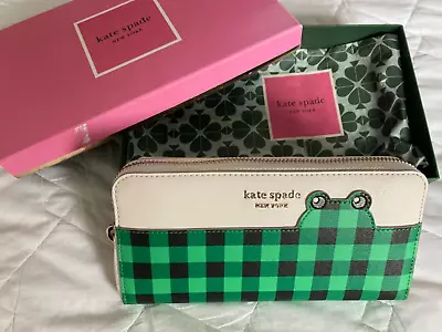 Kate Spade Hoppkins Frog Wallet Purse • £40