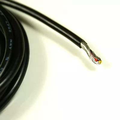 Braided Shielded 4-Conductor Guitar Circuit Wire Hookup Wire 6-Foot 24 AWG • $7.99