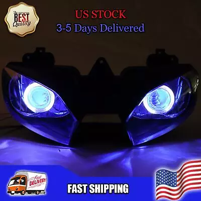 $349 • Buy NT Front Headlight HALO Blue Angel Eye Fit For Yamaha 1998-2002 YZF R6 Y014