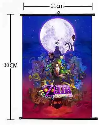 $2.99 • Buy HOT Anime Game The Legend Of Zelda Wall Poster Scroll Home Decor Cosplay 860