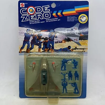 Mattel Bluebird Toys 1989 Code Zero Hour Stealth Bomber Eagle Air Set SEALED NEW • $39.99