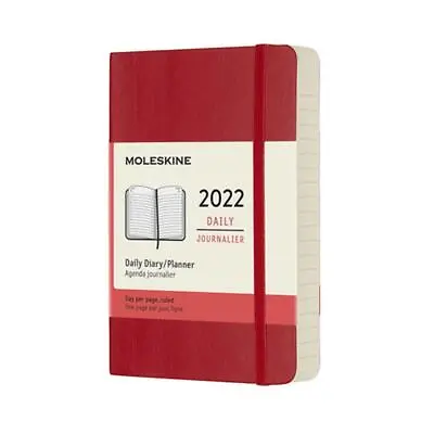 Moleskine 2022 12-month Daily Pocket Softcover Notebook • $29.25