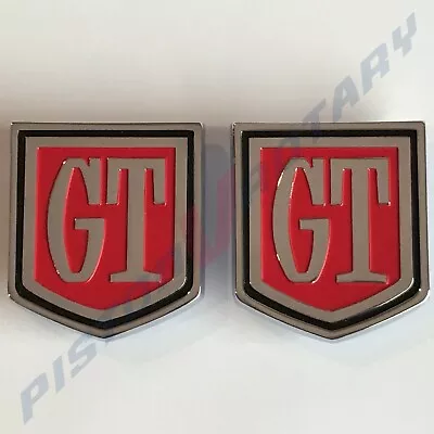 GT Shield CORTINA Rear Quarter Guard Fender Badge X2 For FORD MK1 MK2 MK 1 2 500 • $94.95