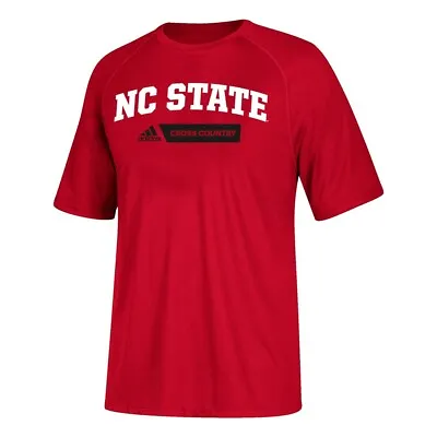$17.49 • Buy NC State Wolfpack NCAA Adidas Men's Sideline  Cross Country  Red T-Shirt