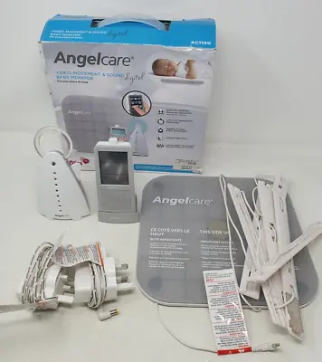 Boxed Angelcare AC1100 Video Movement 7 Sound Baby Monitor • £39.99
