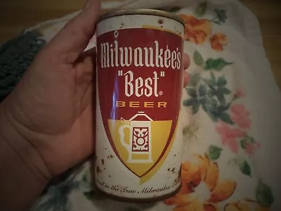 Milwaukee's  Best  Beer 12 Oz Straight Edge Steel Can Miller Brewing Co  • $10