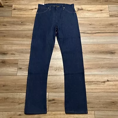 Men's Wrangler Pro Rodeo Cowboy Cut SZ 35x38 13MWZ Original Fit Blue Jeans Rigid • $29.99