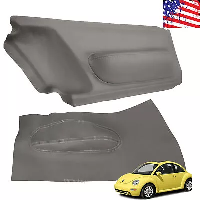 For Volkswagen Beetle 1998-2010 Door Panel Insert Cards Leather Protection Gray • $14.99