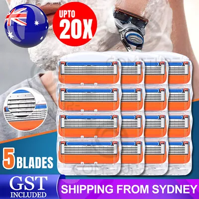Up To 20PCS Replacement Blades For Gillette Fusion Razor Shaver Trimmer Shaving • $8.85