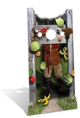 Medieval Stocks Pillory Stand In Cardboard Cutout Figure 186cm Tall- Great Fun • £40.99