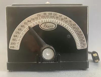 Franz Electric Metronome Light Sound Vintage Tested  Model LM-FB-4 Works VG Con. • $20