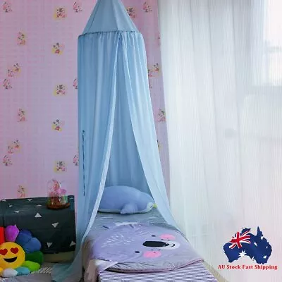 Bed Canopy Round Dome Tent Kid Netting Curtain Insect Cot Mosquito Baby Bedcover • $20.59