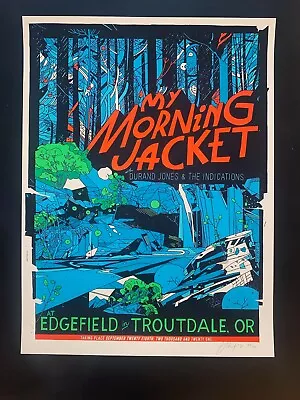 My Morning Jacket Poster Troutdale OR Silkscreen S/N X/315 Tyler Stout 2021 • $69.99