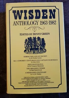 £5.50 • Buy Wisden: Anthology 1963 - 1982. Edited By Benny Green. Pre Owned Book.  Hardback.