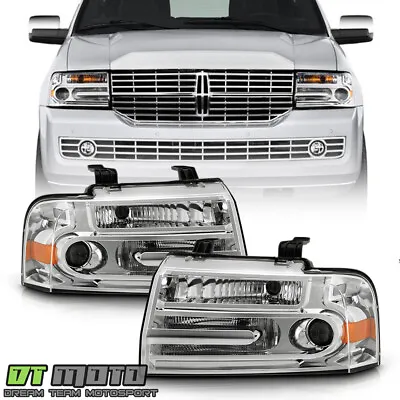 For 2007-2014 Lincoln Navigator Projector Headlights Headlamps Pair Left+Right • $788.86