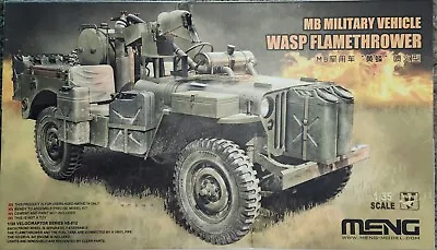Meng MB Military Vehicle WASP Flamethrower 1/35 NIB Model Kit  • $29
