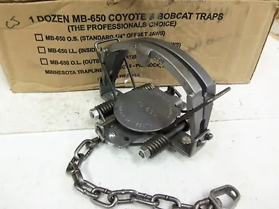 MB 650 Offset CAST Jaw Traps Trapping Minnesota Brand Coyote Bobcat • $44.95