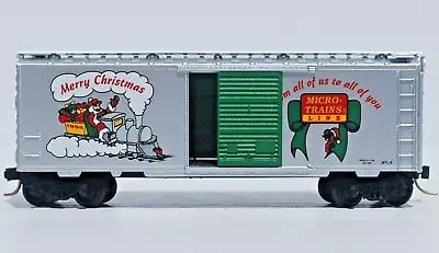 MTL XMAS Car - 1996. N Scale. 40' Box Car  SSD W/- Roof Walk. Micro Trains. New • $16.09