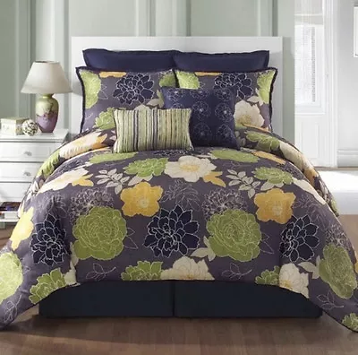 TWIN XL - Victoria Classics Murano PILLOWS EURO+STD SHAMS BEDSKIRT & COMFORTER • $99.99