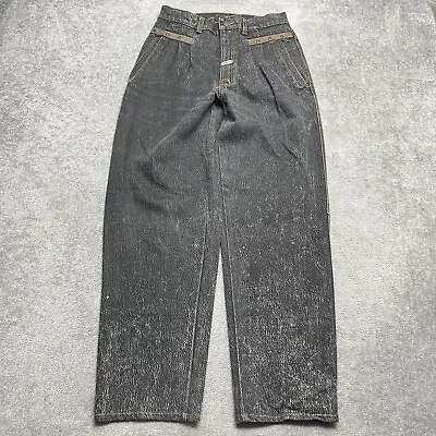 Sunsplash Jeans Men's 34X30 Black Faded Wash Denim Baggy Fit Skater Vintage • $33.20