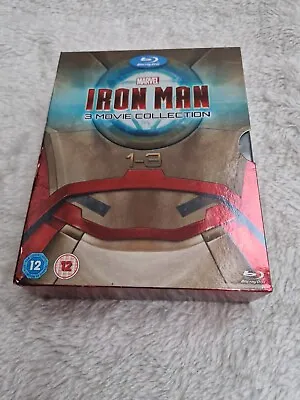Iron Man 3 Movie Collection (Blu-ray 2013) X3 Blurays Marvel • £7.48
