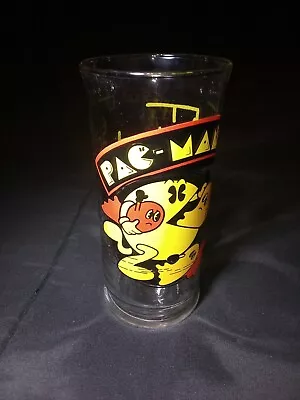 Vintage 1982 Pac-man Drinking Glass Bally Midway Arcade Video Game Nice • $16