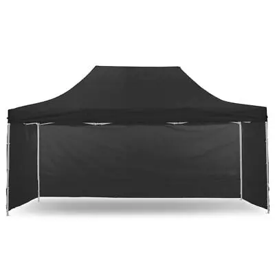 Wallaroo Gazebo Marquee PopUp Outdoor Tent (Black) - 3 X 4.5m 300x450x320cm • $368.99