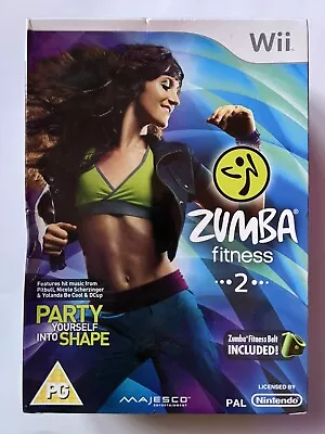 £2 • Buy Zumba Fitness 2 (Fitness Belt Included) (Nintendo Wii, 2011)