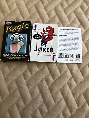 Fantasma Toys Inc Magic Marked Card Deck X Ray Vision 2004 20+ Routines New • $9.90