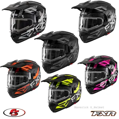 NEW FXR Maverick X Snowmobile Modular Helmet 22 W/ Electric Shield • $429.99