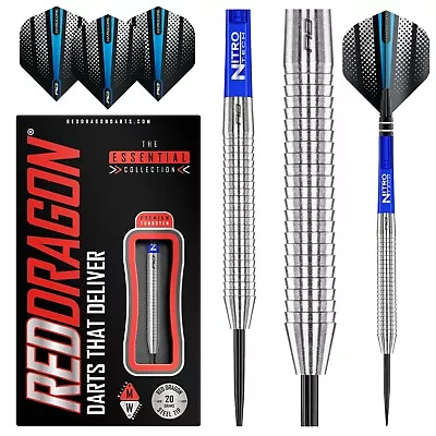 RED DRAGON™ Razor Edge Original Tungsten Darts Set 20g-33g Flights & Shafts • £25.90