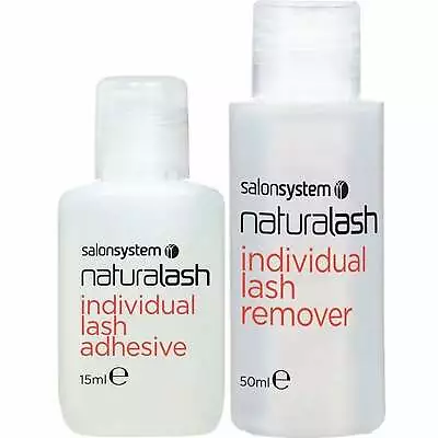 Salon System NaturaLASH - Individual Lash Adhesive & Remover (Clear) 15ml & 50ml • £9.95