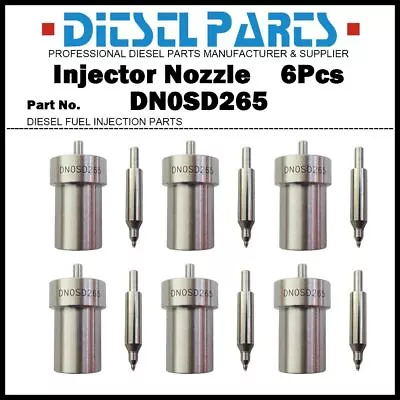 6x Injector Nozzle 0434250128 DN0SD265 For Mercedes Benz 300D 300TD 300SDL 300GD • $40