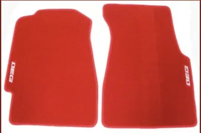 Red Interior Floor Mat Custom Carpet 4pc Set Fit 92-95 JDM Honda Civic EG • $44.95